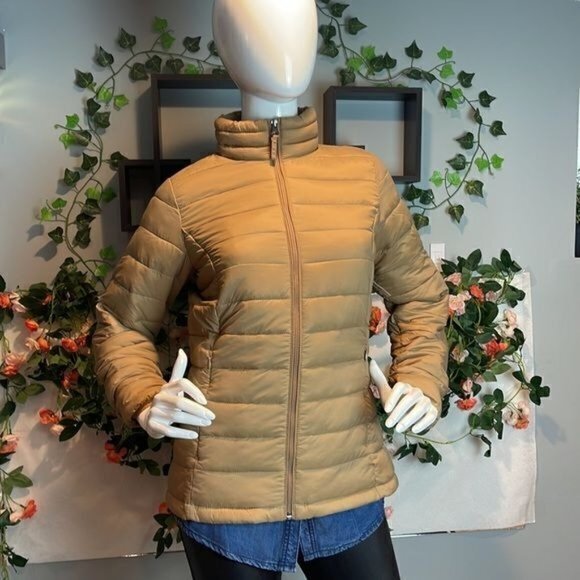 Lightweight Long Sleeve Full Zip Water Resistant Packable Puffer Jacket XS RfJ19 - Picture 15 of 17
